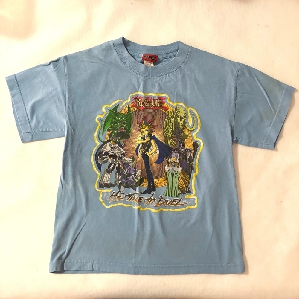 Vintage Kids Yu-Gi-Oh! 1996 Time To Duel T-Shirt Size 5/6T